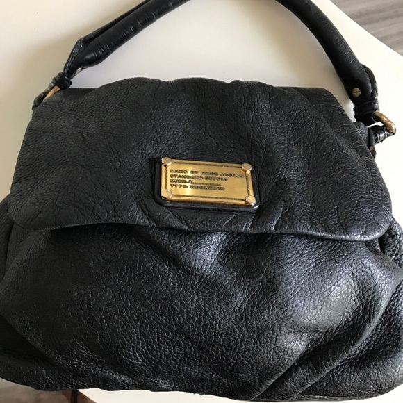 MARC BY MARC JACOBS WOMENS LIK UTIKA BLACK LEATHER HANDBAG - Picture 7 of 15